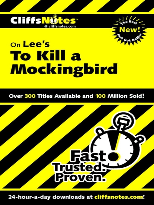 Title details for CliffsNotes on Lee's To Kill a Mockingbird by Tammy Castleman - Wait list